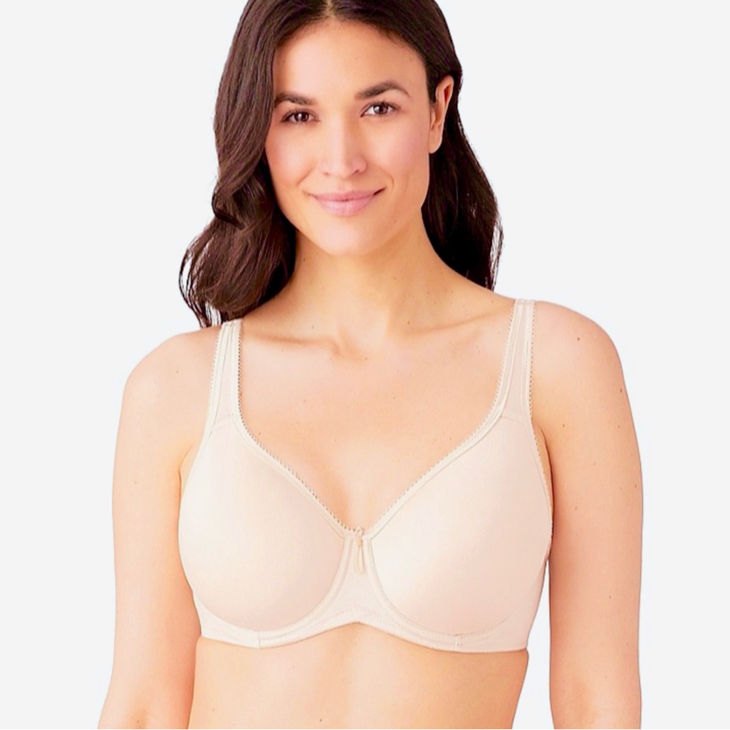 Wacoal 853192 Basic Beauty Spacer Cream Full Coverage Underwire T-Shirt Bra,